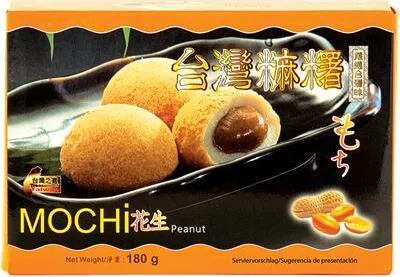 Produktbild von Mochi mit Erdnussbutter 180g | Peanut | Klebreiskuchen mit Erdnuss-Geschmack, asiatische Süßwarenspezialität
