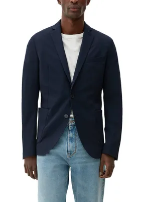 Produktbild von s.Oliver 2130159.5955.50, Männlich, Slim fit, Kleidungsknopf, Elasthan, Polyamid, Polyester, Viskose, Blau
