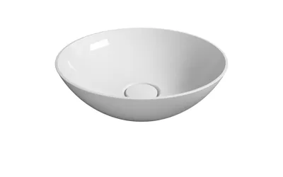 Produktbild von VIGOUR INDIVIDUAL 3.0 Aufsatzschale Mineralguss SolidPlus VIG Beschichtung Ø 40cm, weiß glänzend