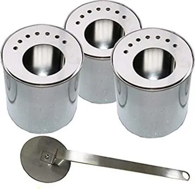 Produktbild von 3 Brennstoff-Dosen 0,5 + 3 Sparplatten + 1 Flammenkiller