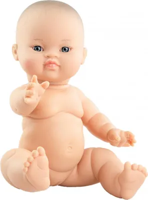 Produktbild von Paola Reina Puppe Gordi Mädchen asiatisch schwarz 34cm Spielzeugpuppe