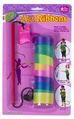 Image de Ruban de gymnastique de 2 m avec bâtonnet pour enfants