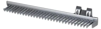 Produktbild von Ausziehbarer seitlicher Krawattenhalter für Schränke, Aluminium und Kunststoff, matt eloxiert