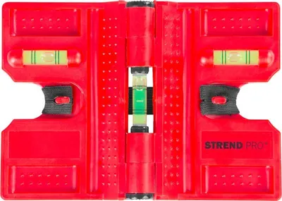 Produktbild von Wasserwaage Strend Pro FSB-12, 135 mm, Winkelwasserwaage, für Pfosten, mit Magnet