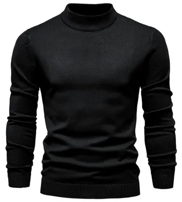 Immagine prodotto di Solidchoice - Maglione da uomo con colletto a coste, realizzato in tessuto di alta qualità