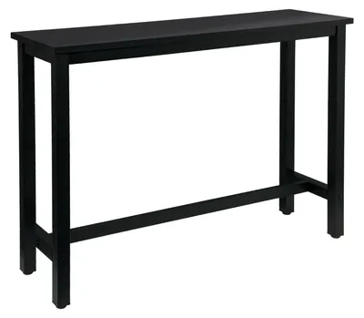 Obrázek produktu pro Stolek Bartafel - Stolek - Bistrostolek - 140x40x100 cm - S podnožkou a kovovou konstrukcí - Stolek na snídani - Jídelní stolek