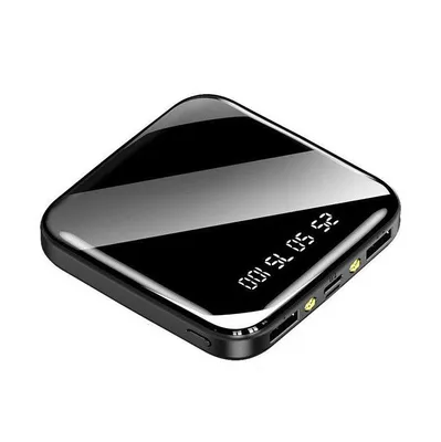 Produktbild von Powerbank 10000mAh, tragbarer Schnelllade Akku, 2 USB Ports, LED Anzeige, kompakt & leicht, für Smartphone & Tablet, sicher mit Schutzfunktionen