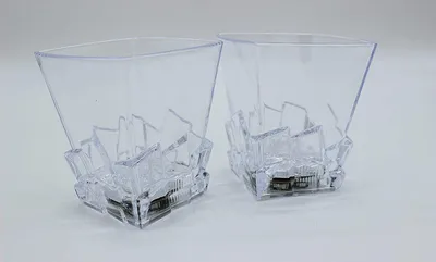 Produktbild von Whiskeyglas aus Kunststoff 2er Set, inklusive LED Farbwechsel