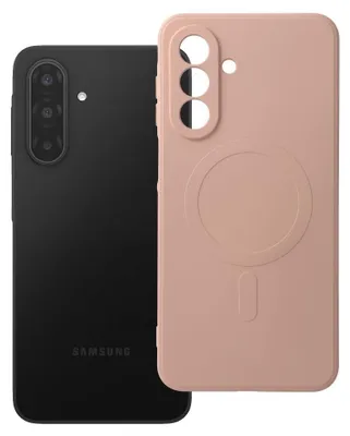 Produktbild von Case passend für Samsung A17 Silicone Mag Cover kompatibel mit MagSafe pink