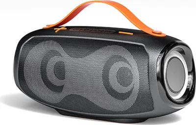 Produktbild von INF Wasserdichter Bluetooth-Lautsprecher mit RGB-Lichtern - Schwarz