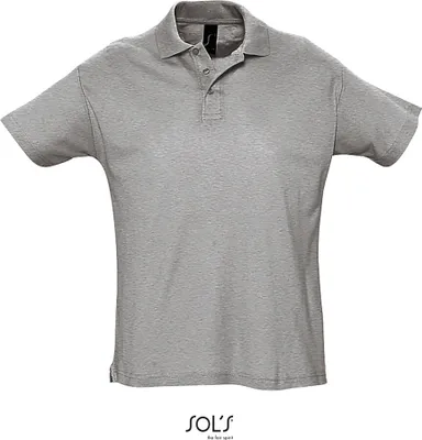 Immagine prodotto di SOLs 11342 | Polo estiva da uomo II Spacchi laterali - Colore: Grigio Melange - Taglia: XL
