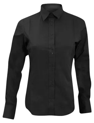 Image de Chemisier Kustom Kit City Business, manches longues FK439 (DE 34) (noir)