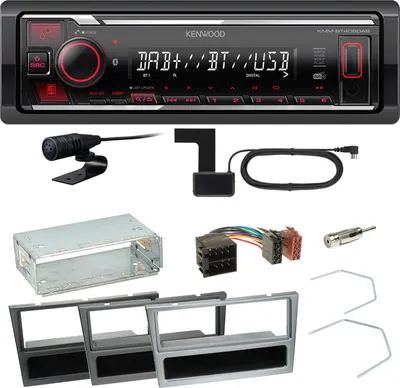 Produktbild von Kenwood KMM-BT408DAB Bluetooth Einbauset für Opel Vectra C Signum Corsa Combo