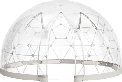 Immagine prodotto di Tenda a bolla da giardino 12 x 7,2 piedi per 4-7 persone Cupola geodetica trasparente per esterni