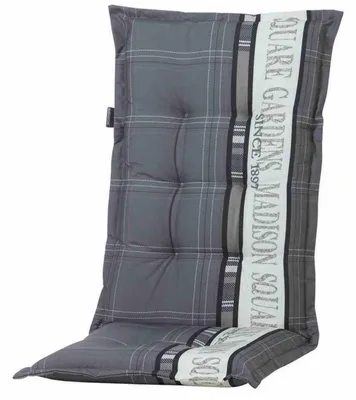 Image de Madison Coussin pour chaise à haut dossier Garden 123 x 50 cm Gris PHOSA056