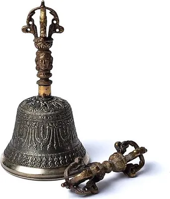 Obrázok produktu pre Veľký dorje a zvonček – 9 x 17 cm