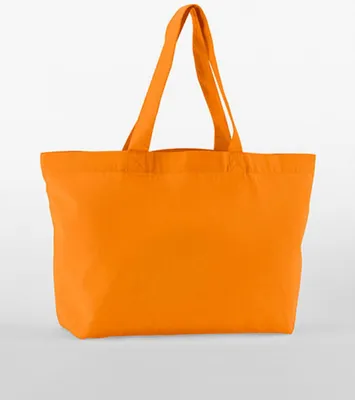 Produktbild von Westford Mill W695 | EarthAware® Organic Twill Shopper Einkaufstasche - Farbe: Orange - Größe: 44 x 37 x 16 cm