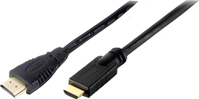 Zdjęcie produktu dla Equip 119359, 20 m, HDMI Typu A (Standard), HDMI Typu A (Standard), 1920 x 1200 px, Kompatybilność 3D, Czarny