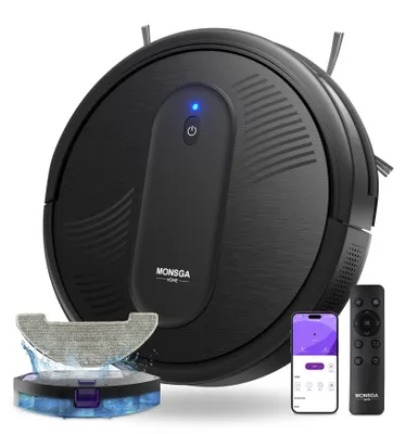 Produktbild von MONSGA Saugroboter mit Wischfunktion 3 in 1/4000PA/140Min Laufzeit