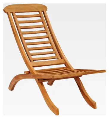 Produktbild von Klappbarer Gartenstuhl 50x90x69 cm aus Teakholz