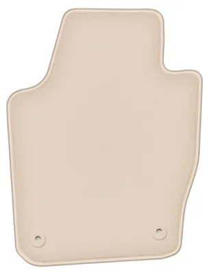 Produktbild von Fahrermatte Velours für Volkswagen Polo V 2009-2017 (Schrägheck) – 1-tlg, Beige, passgenau – Wielganizator FORTUNA