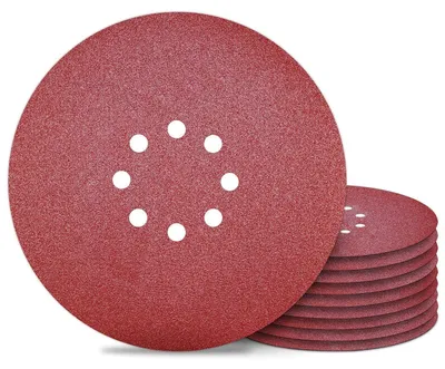 Produktbild von Schleifpapier 225mm Klett 10 Stück P80 8 Loch für Trockenbauschleifer