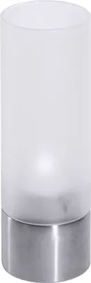 Produktbild von Kerzenständer, Windlicht, Edelstahl/Glas, 15,5 cm Höhe und Ø5 cm