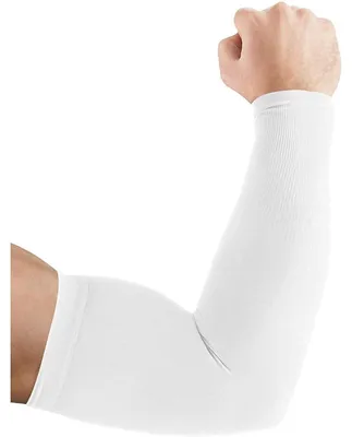 Produktbild von UV Sonnenschutz Armstulpen Ärmlinge rutschfest für Damen Herren Weiß
