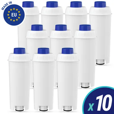 Produktbild von AquaFloow 10er Ersatz-Wasserfilter für DeLonghi Kaffeevollautomaten DLSC002 / SER3017