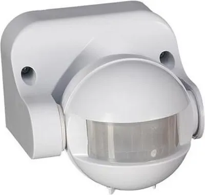 Produktbild von Perel EMS103, Weiß, IP44, 2000 Lux, 180°, relay, 12 m