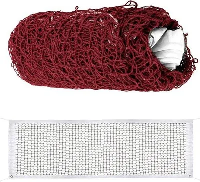 Zdjęcie produktu dla Przenośna siatka do badmintona 610 x 76 cm, czerwona