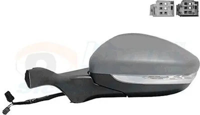 Produktbild von VAN WEZEL 4034807 Außenspiegel Seitenspiegel Links passend für PEUGEOT 2008 Kombi (CU) Konvex Beheizt Grundiert