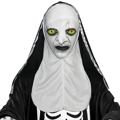 Zdjęcie produktu dla Maska zakonnica lateksowa halloween cosplay karnawał przebranie