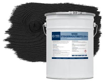 Productafbeelding van Wixx Steigerhoutbeits UV+ - Zwart - 2,5L