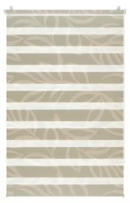 Produktbild von Lichtblick Doppelrollo blickdicht Tageslicht ohne Bohren Klemmbar, Anschraubbar Salbei 50 cm x 150 cm (B x L)