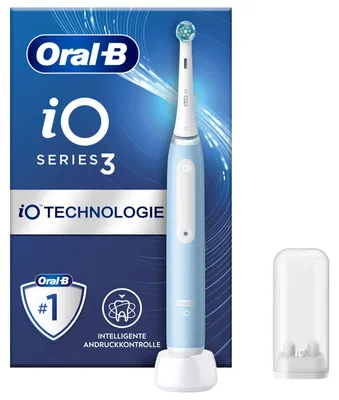 Obrázek produktu pro Oral-B Braun iO Series 3N, Dospělý, Vibrační kartáček, Denní péče, Světle modrá, Bílá, 2 min, Modrá, Bílá