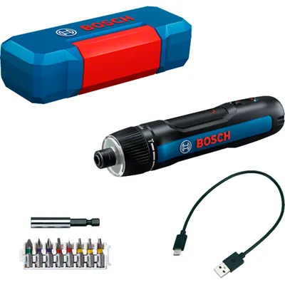 Image de Bosch GO 3 Professional Akkuschrauber 3.6Volt blau/schwarz im Mini-Case (06019H2201)