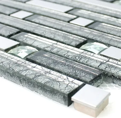 Produktbild von Mosaikfliesen Daphne Silber Diamant