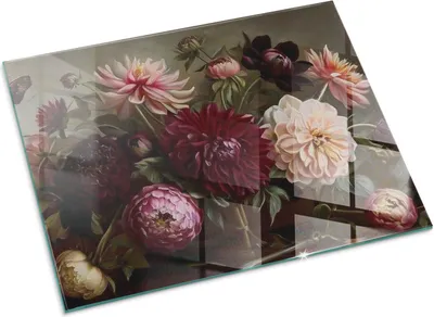 Produktbild von Blumenstrauß im Detail – Glasbodenplatte für – Kaminofen – Kaminplatte Glas – Schutzglas – Funkenschutzplatte –Glasbodenplatte Feuerfeste – Hitzeschutzplatte – Bodenschutz aus Glas – 80x60 cm