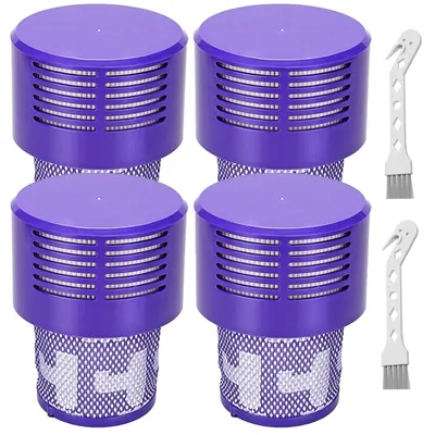 Ersatzfilter für Dyson V10, waschbar, 4 Stück, kompatibel mit Cyclone Serie