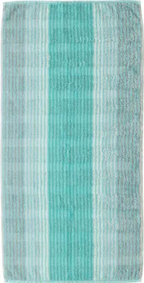 Immagine prodotto di Cawö - Asciugamano da doccia in spugna con motivo a righe in diversi colori e dimensioni(1056) Noblesse Cashmere, colore:Menta (14), dimensioni:Asciugamano da doccia (80 x150 cm)