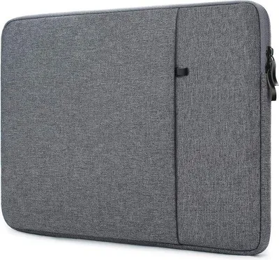 Immagine prodotto di Custodia per laptop Unyqoos® da 14 pollici – Elegante custodia per notebook, color grigio scuro, fodera interna in lana morbida, dimensioni 36,5 x 25,5 x 2 cm, compatibile con Lenovo Chromebook S330, ThinkPad A485/E485, HP ProBook 440 G6, Acer Swift 5/7, Dell Inspiron 5490