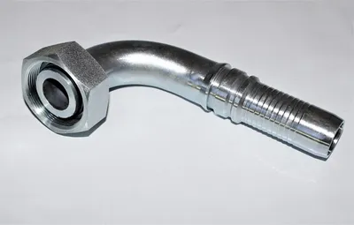 Image de Raccord de flexible hydraulique Raccord hydraulique DKOS 90° M52x2 4SH RA38 acier Raccord
