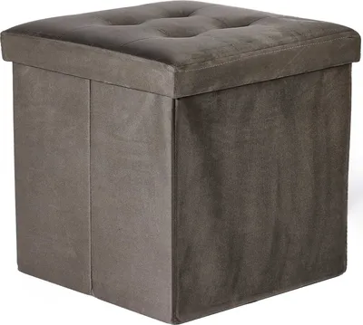 Produktbild von Klappsessel L mit Knöpfen - 38x38x38cm Samtbraun