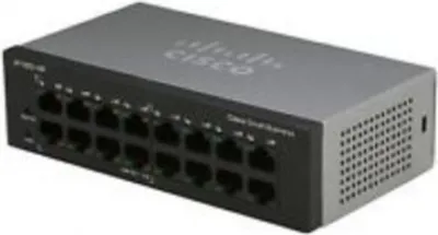 Produktbild von Cisco Small Business SG110-16HP, Unmanaged, L2, Gigabit Ethernet (10/100/1000), Power over Ethernet (PoE), Rack-Einbau, 1U