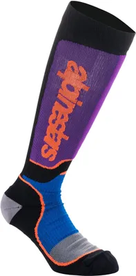 Image de Alpinestars - Chaussettes MX Plus - Noir/Pur/Noir - Taille : M