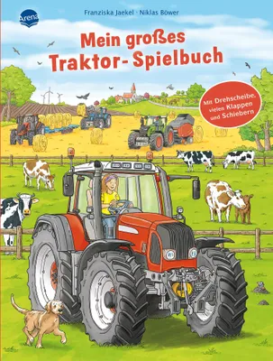 Produktbild von Mein großes Traktor-Spielbuch. Mit Drehscheibe, vielen Klappen und Schiebern