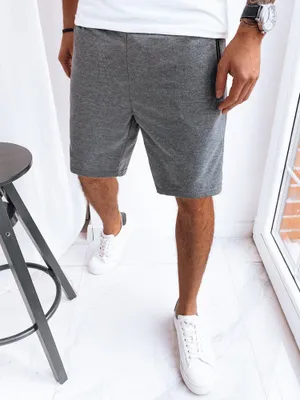Obrázek produktu pro Dstreet Pánské teplákové kraťasy Trioot tmavě šedá M
