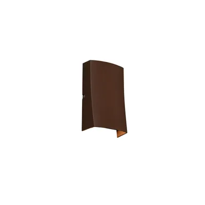Produktbild von Faro 70832, Wandbeleuchtung für den Außenbereich, Rostfarbe, Aluminium, IP54, I, 6 W