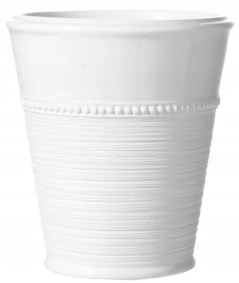 Produktbild von Dekorativer Keramik Übertopf Weiß 22x21 cm